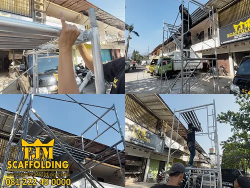 cover cara pemasangan scaffolding
