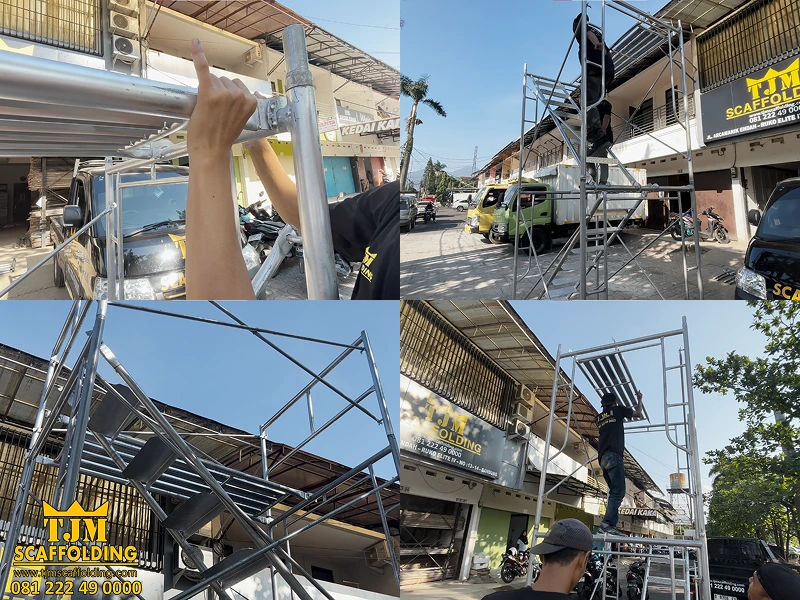 cover cara pemasangan scaffolding